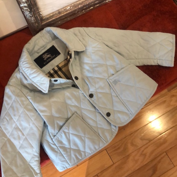Burberry Other - Burberry Baby Blue quilted jacket 12 months